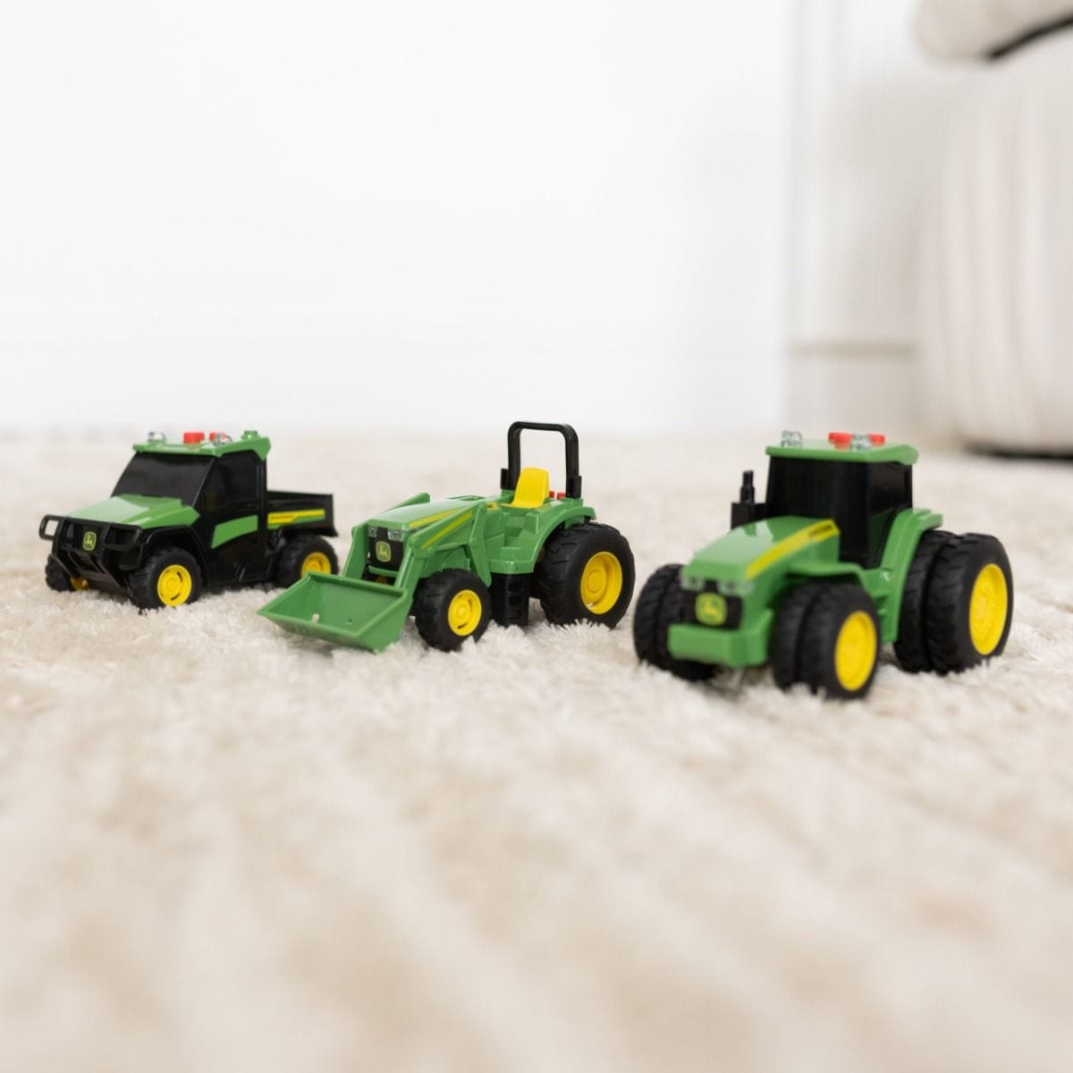 John Deere Toys Lights & Sounds Mini Tractors