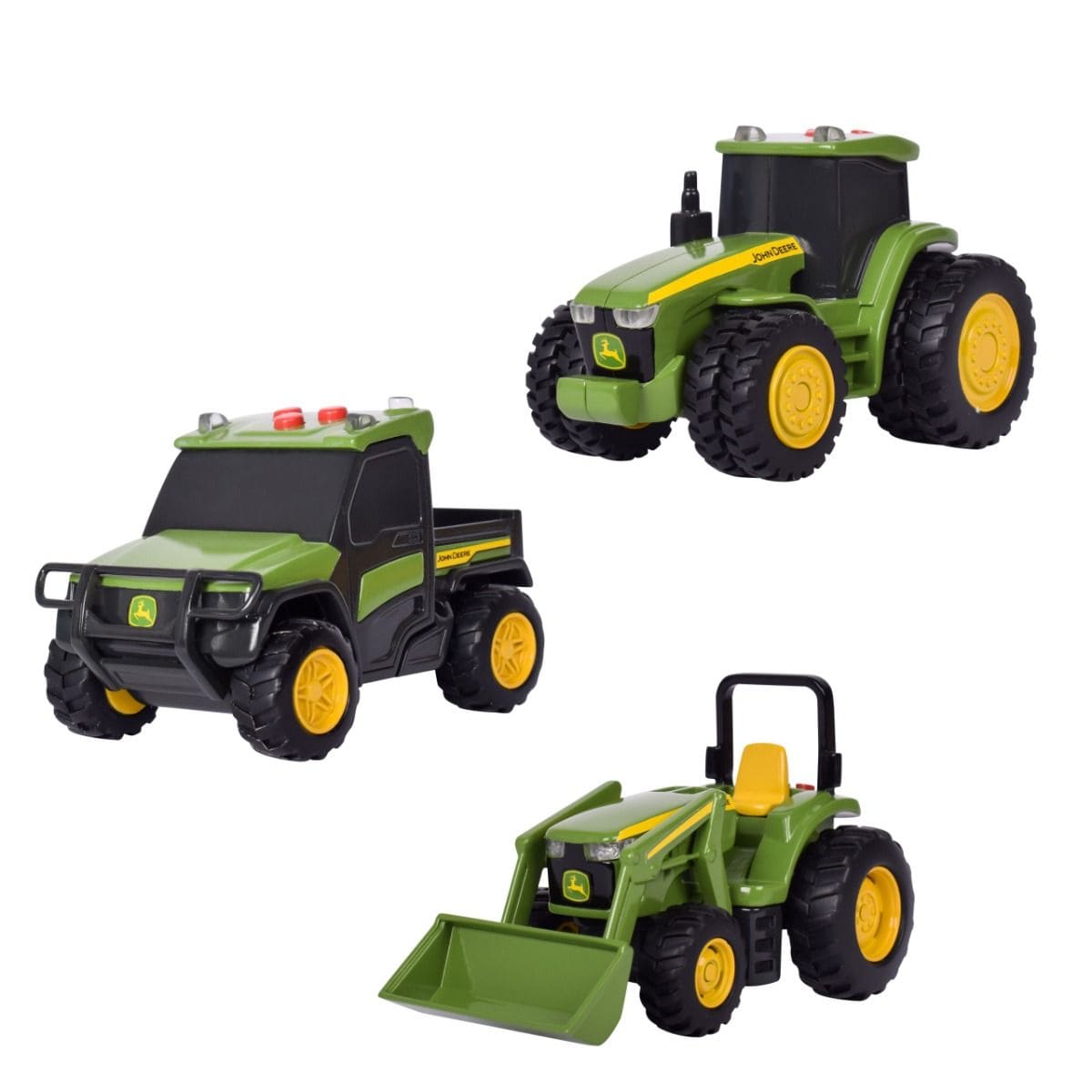 John Deere Toys Lights & Sounds Mini Tractors