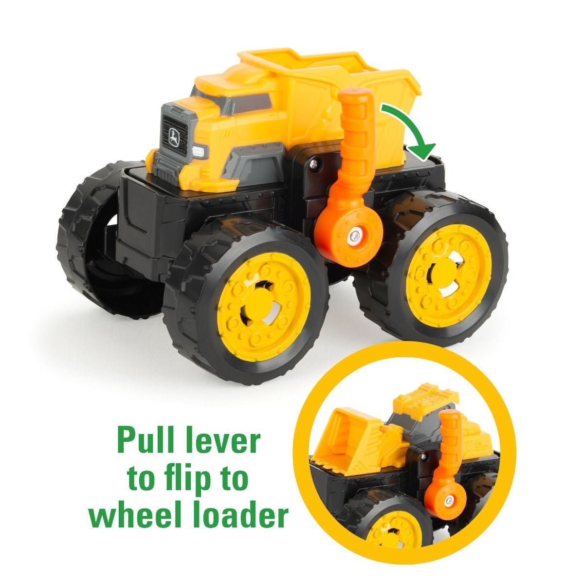 John Deere Toys Monster Treads 2 N 1 Flipping Vehicle