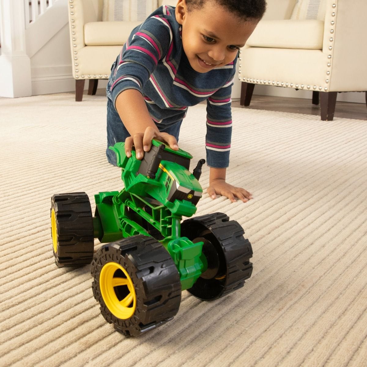 John Deere Toys Monster Treads All-Terrain Tractor