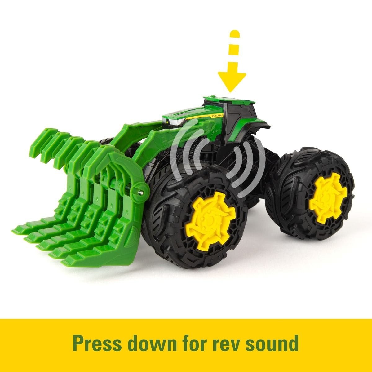 John Deere Toys Monster Treads Rev Up Tractor