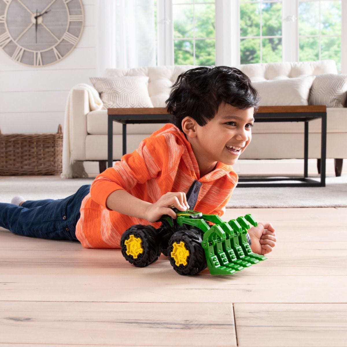 John Deere Toys Monster Treads Rev Up Tractor
