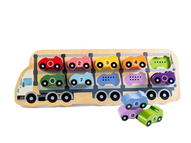 Kiddie Connect Toys 1-10 Car Puzzle