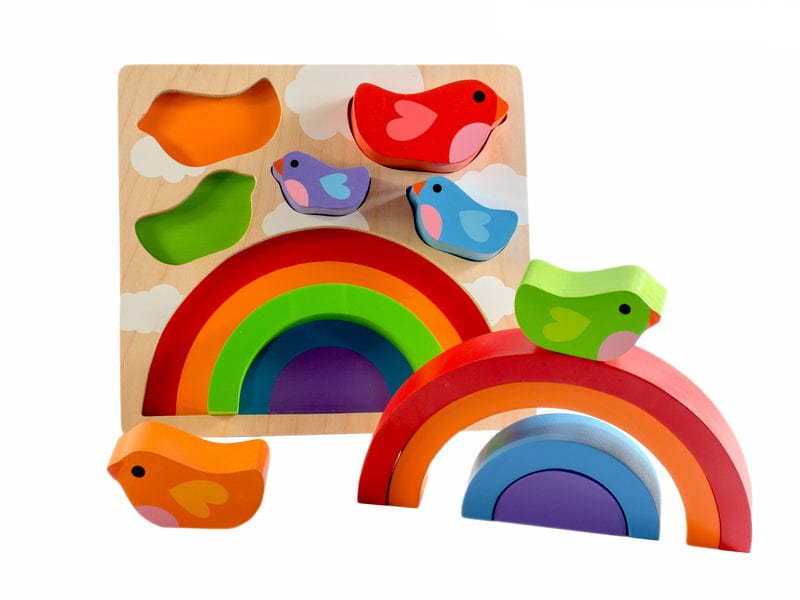 Kiddie Connect Toys Bird And Rainbow Puzzle