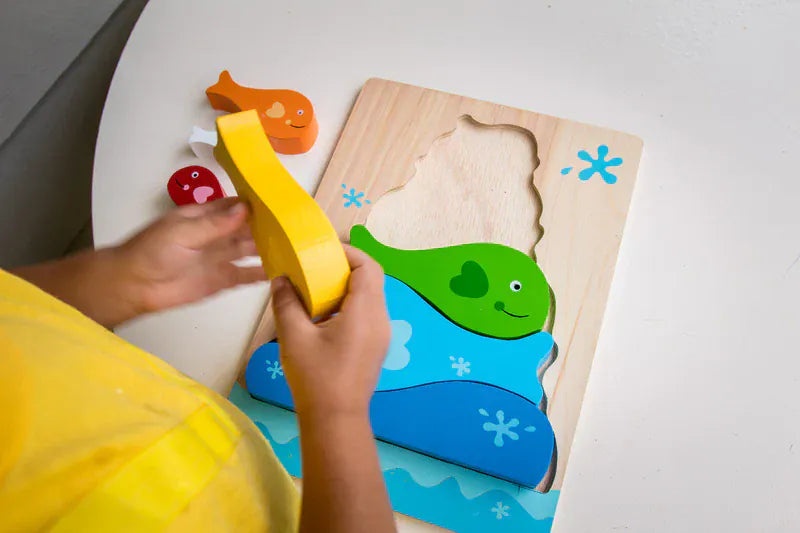 Kiddie Connect Toys Fish Stacker Puzzle