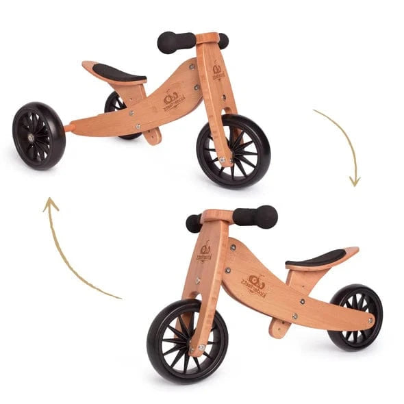 Kinderfeets Toys Kinderfeets Tiny Tot Balance Bike / Trike - Bamboo