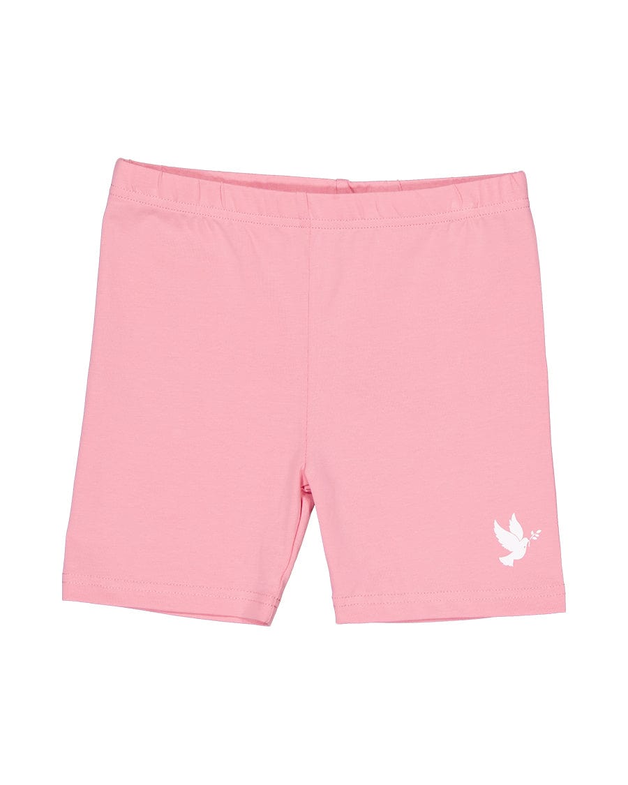 Kissed By Radicool Girls Bottoms Bike Short in Dusky Pink