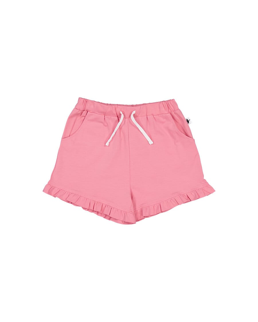 Kissed By Radicool Girls Bottoms Frill Short in Petal Pink