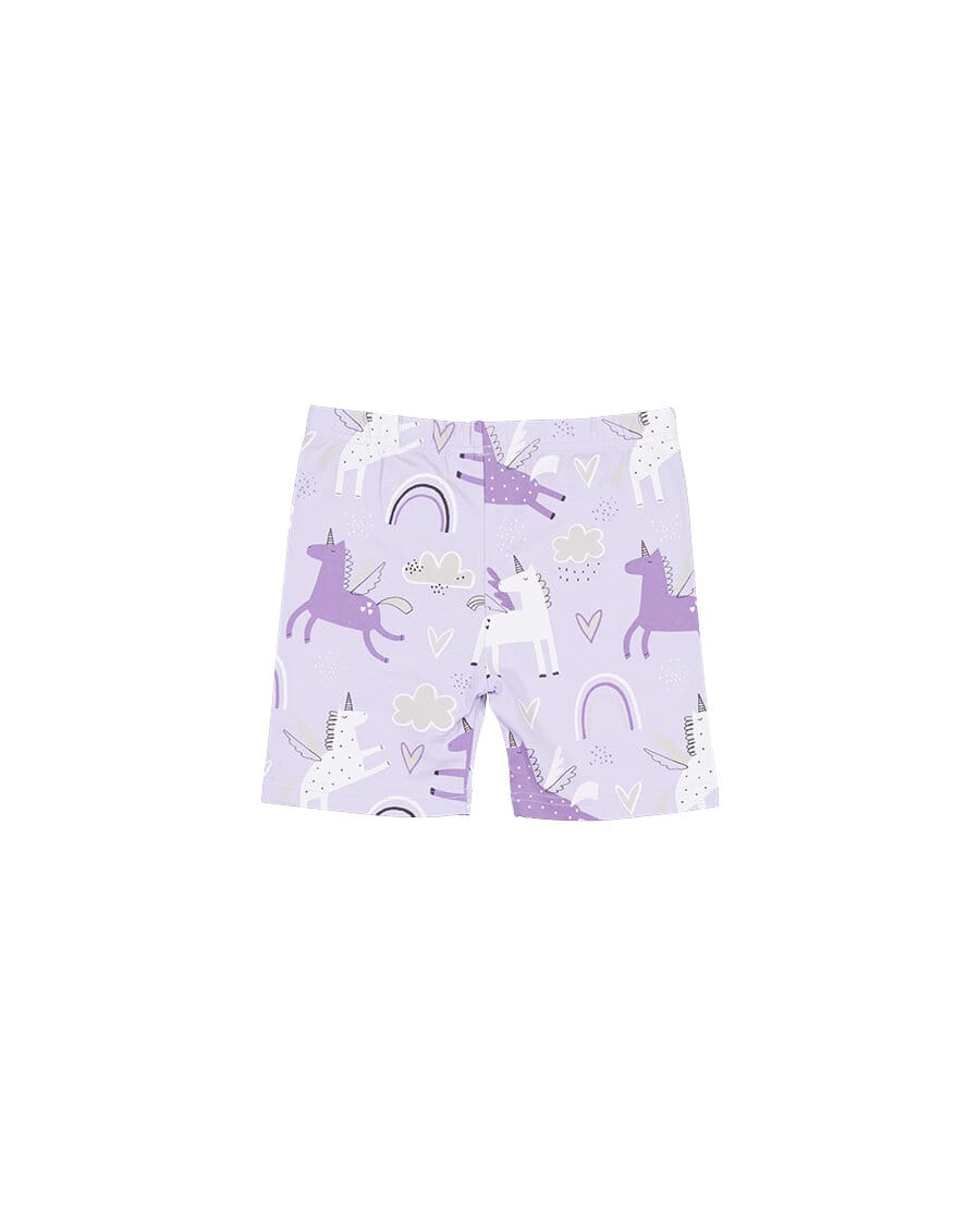Kissed By Radicool Girls Bottoms Magical Unicorns Bike Short
