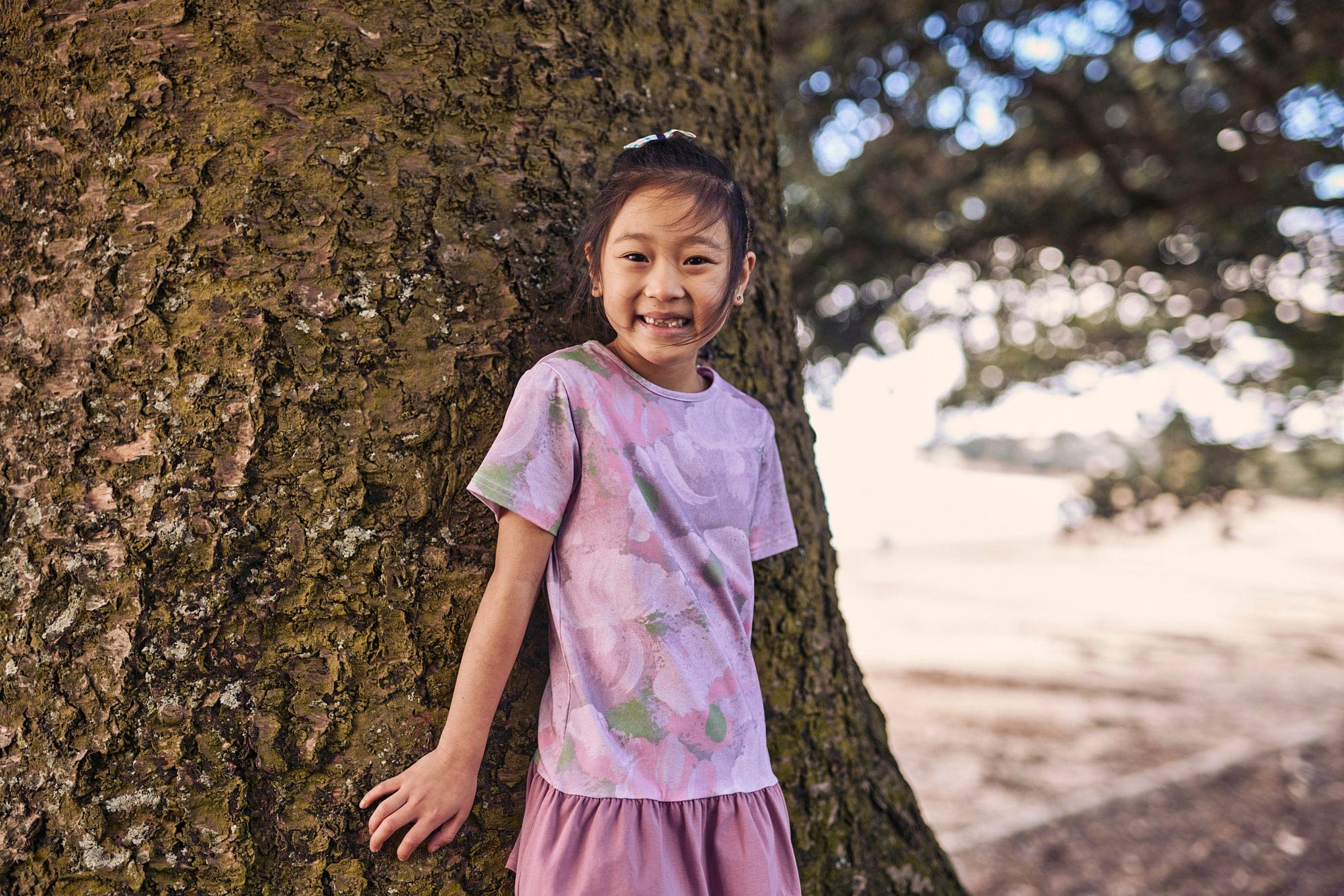 Kissed By Radicool Girls Dress Abstract Floral Frill Dress