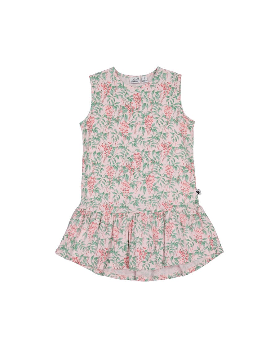 Kissed By Radicool Girls Dress Cascade Sleeveless Frill Dress