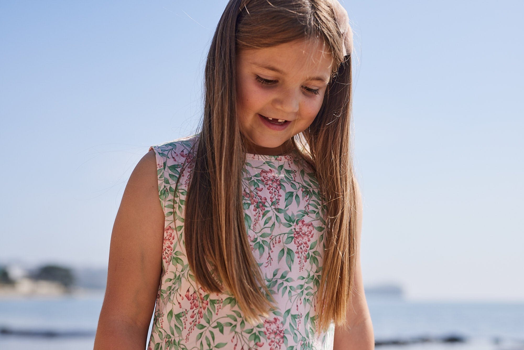 Kissed By Radicool Girls Dress Cascade Sleeveless Frill Dress
