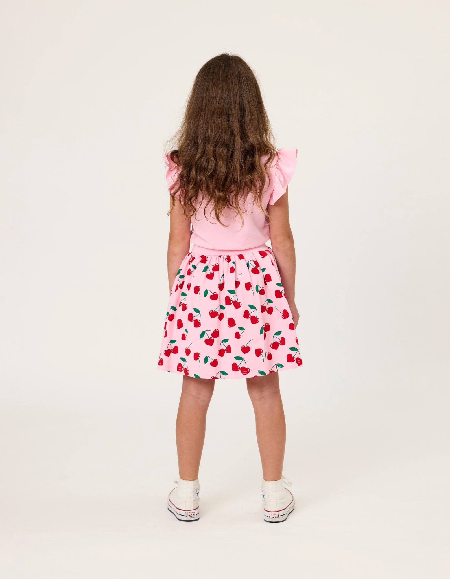 Kissed By Radicool Girls Dress Cherry Love Twirl Dress