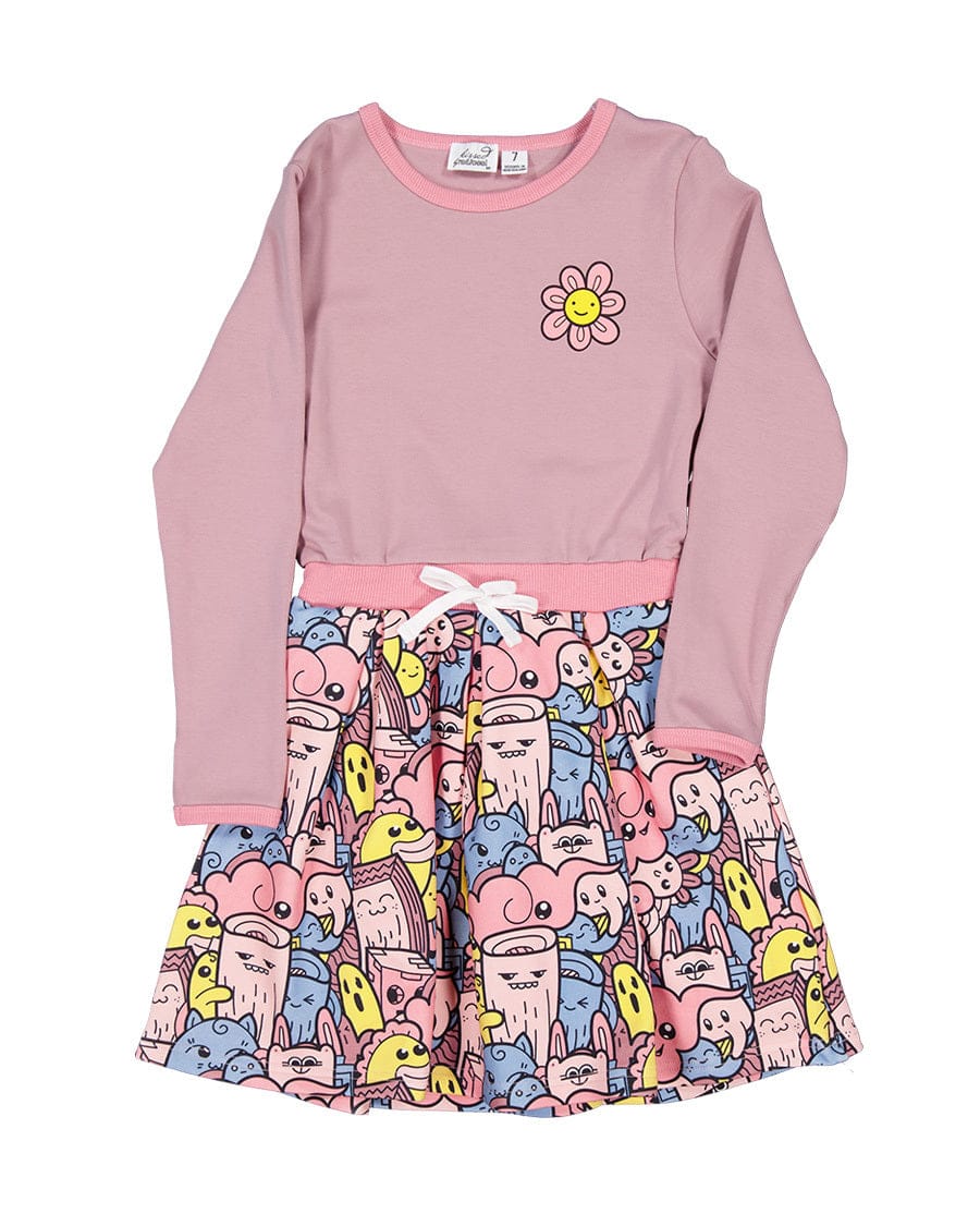 Kissed By Radicool Girls Dress Critters Twirl Dress