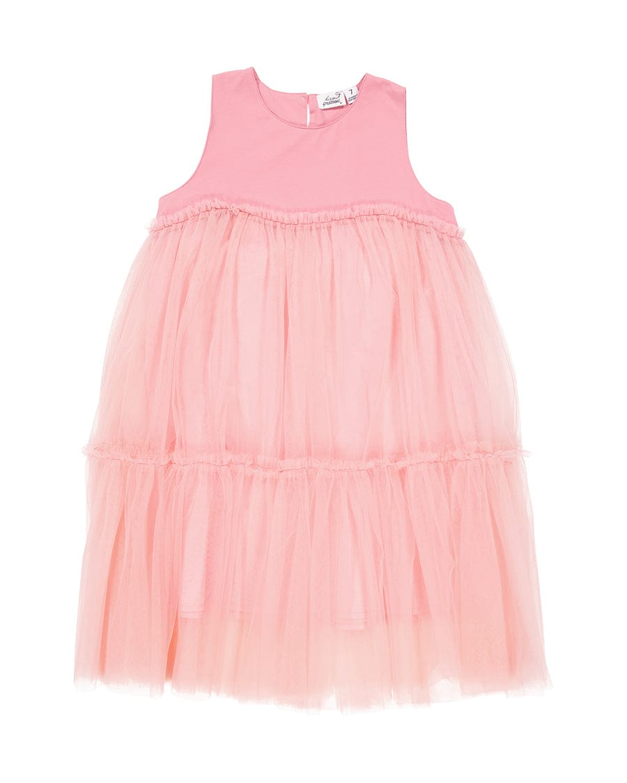 Kissed By Radicool Girls Dress Dusky Pink Princess Dress