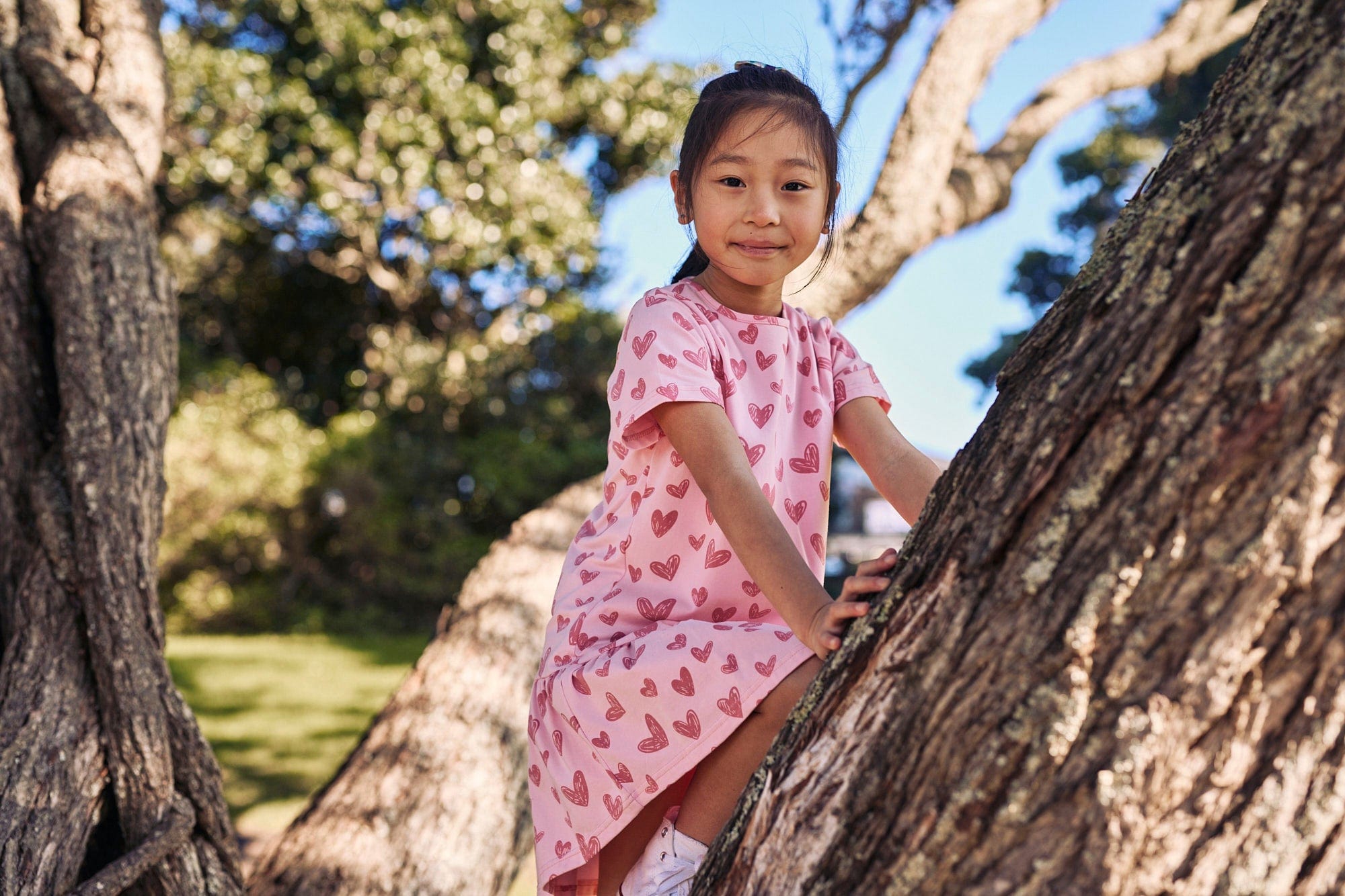 Kissed By Radicool Girls Dress Hearts Frill Dress