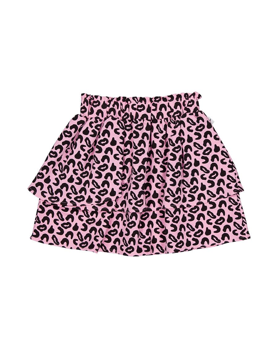 Kissed By Radicool Girls Dress Leopard Rara Skirt