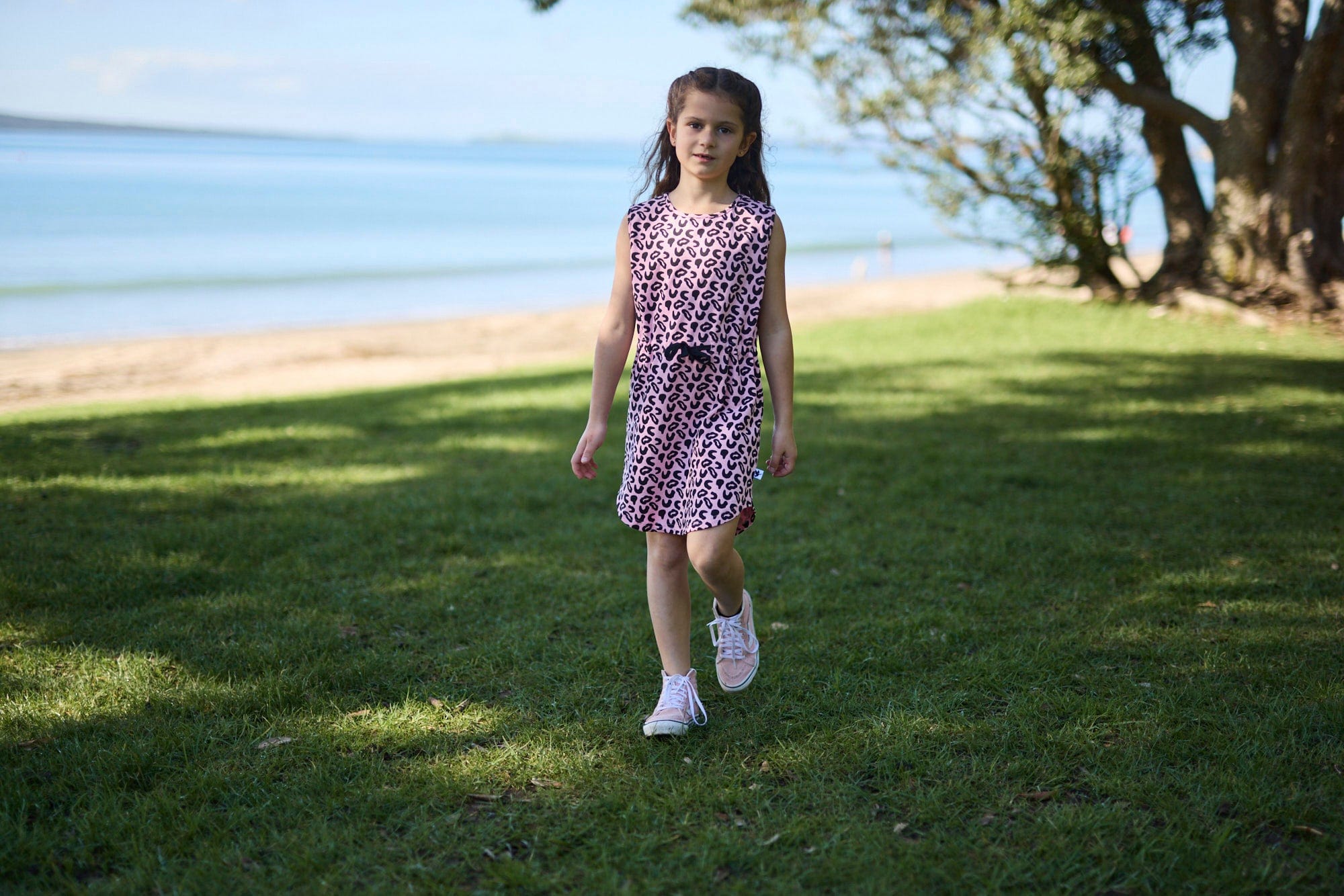 Kissed By Radicool Girls Dress Leopard Resort Dress