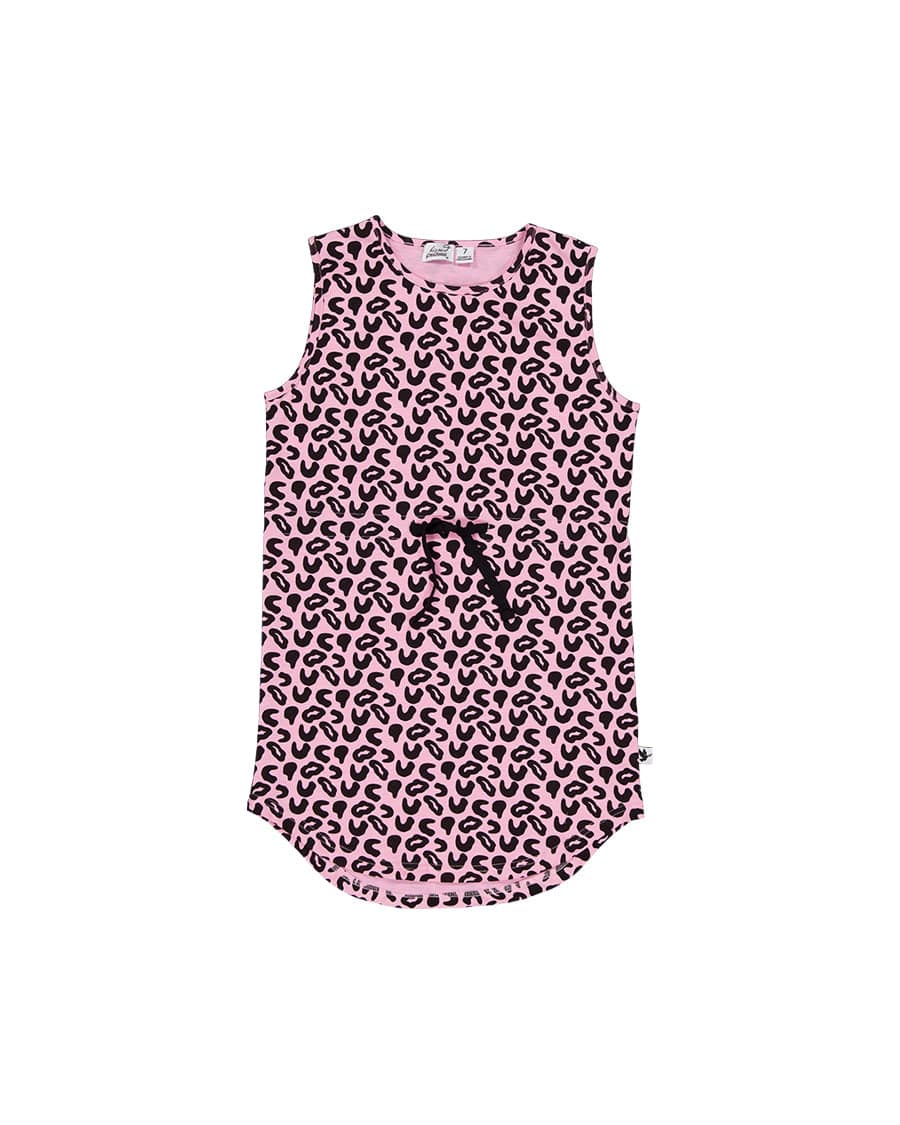 Kissed By Radicool Girls Dress Leopard Resort Dress