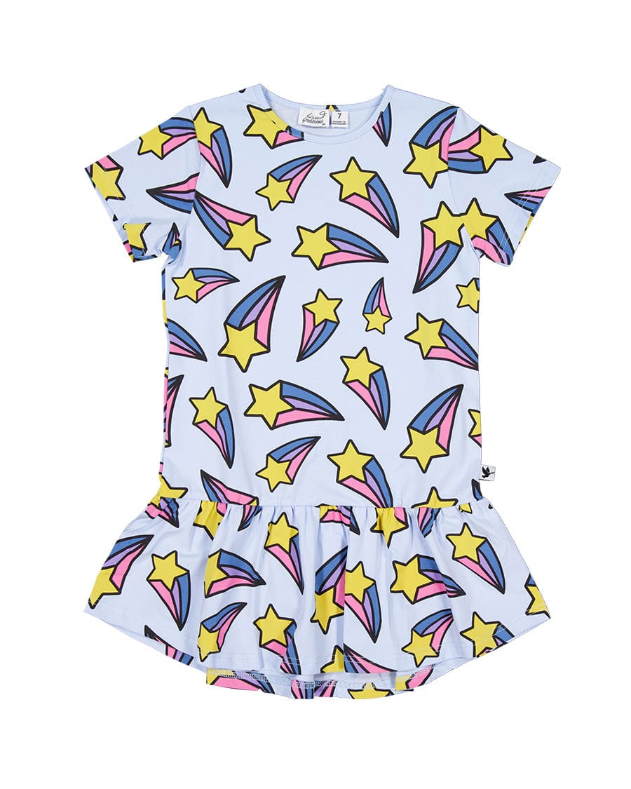 Kissed By Radicool Girls Dress Shooting Stars Frill Dress