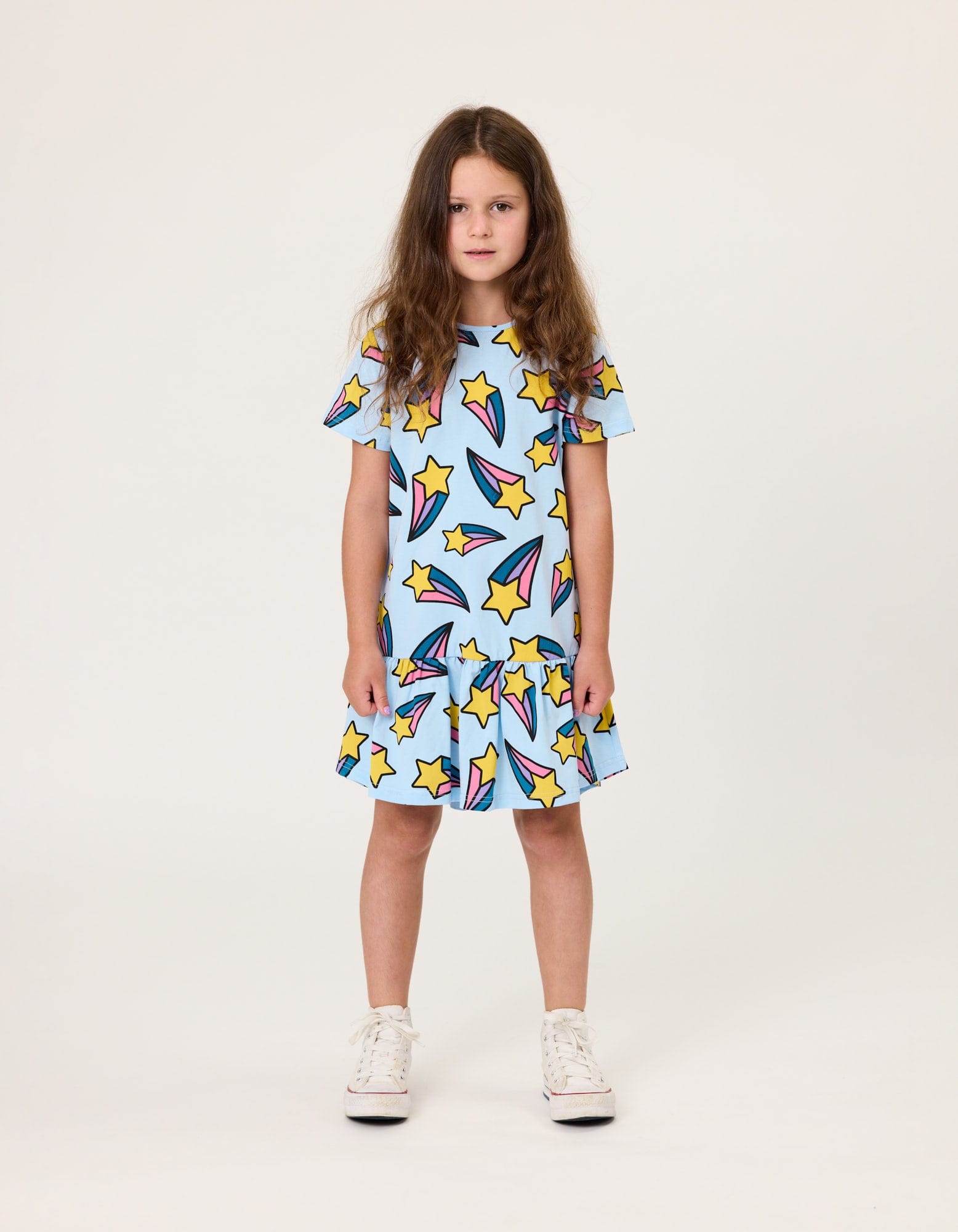 Kissed By Radicool Girls Dress Shooting Stars Frill Dress