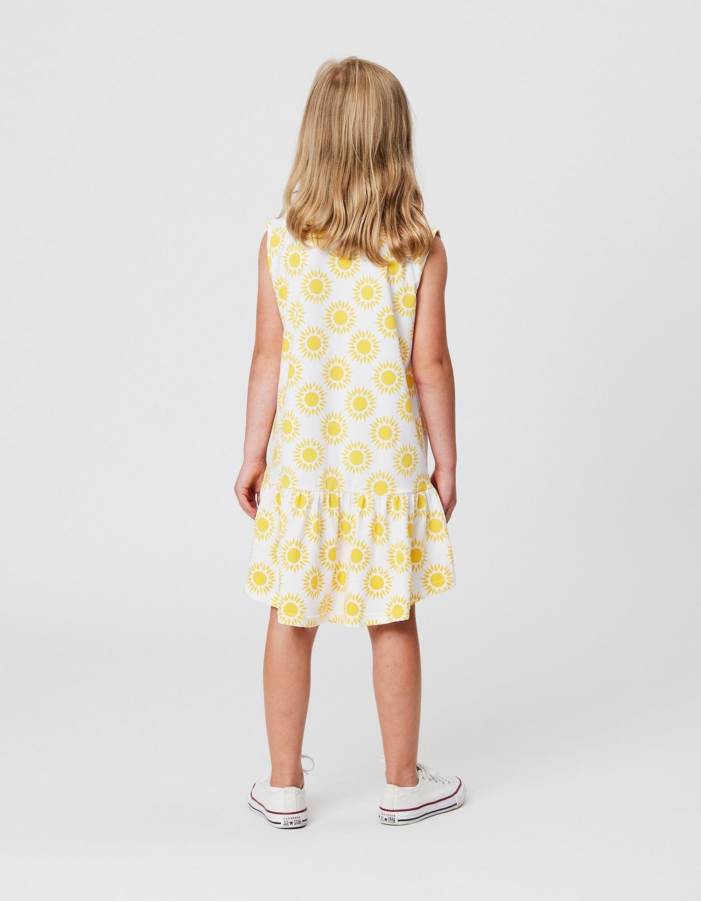 Kissed By Radicool Girls Dress Summer Sleeveless Frill Dress