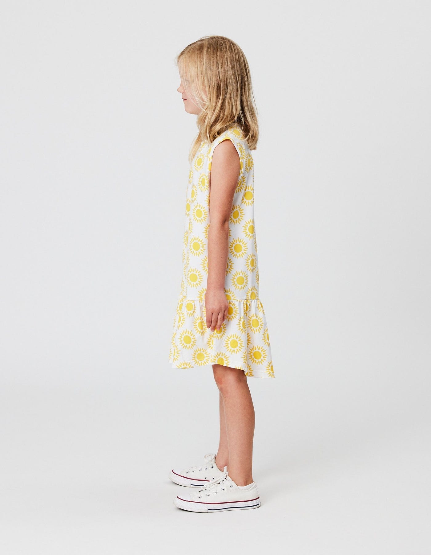 Kissed By Radicool Girls Dress Summer Sleeveless Frill Dress