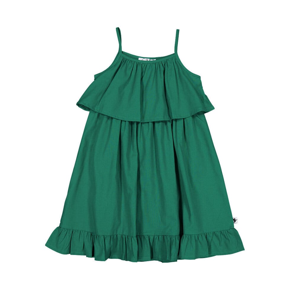 Kissed By Radicool Girls Dress Zaza Dress in Emerald