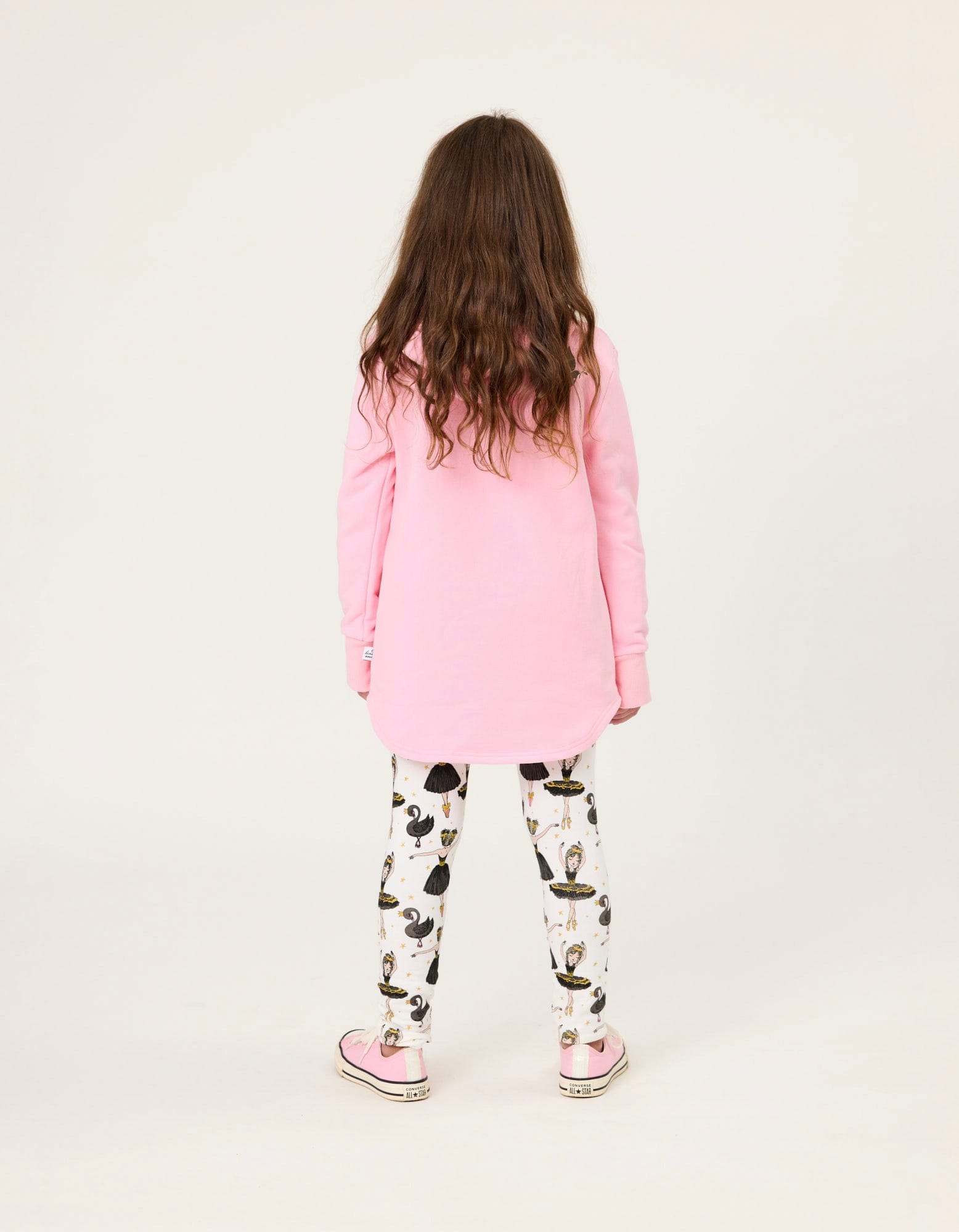 Kissed By Radicool Girls Jumper Ballerina Swan Hood