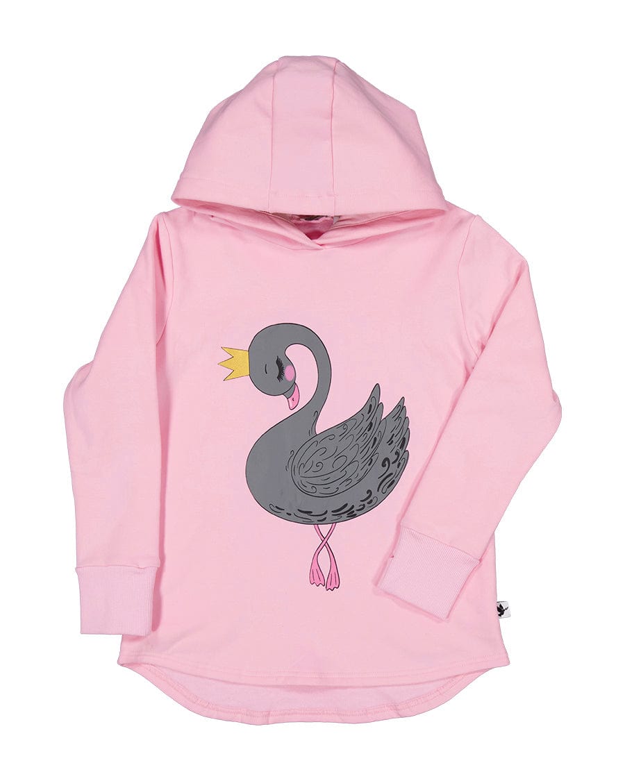 Kissed By Radicool Girls Jumper Ballerina Swan Hood