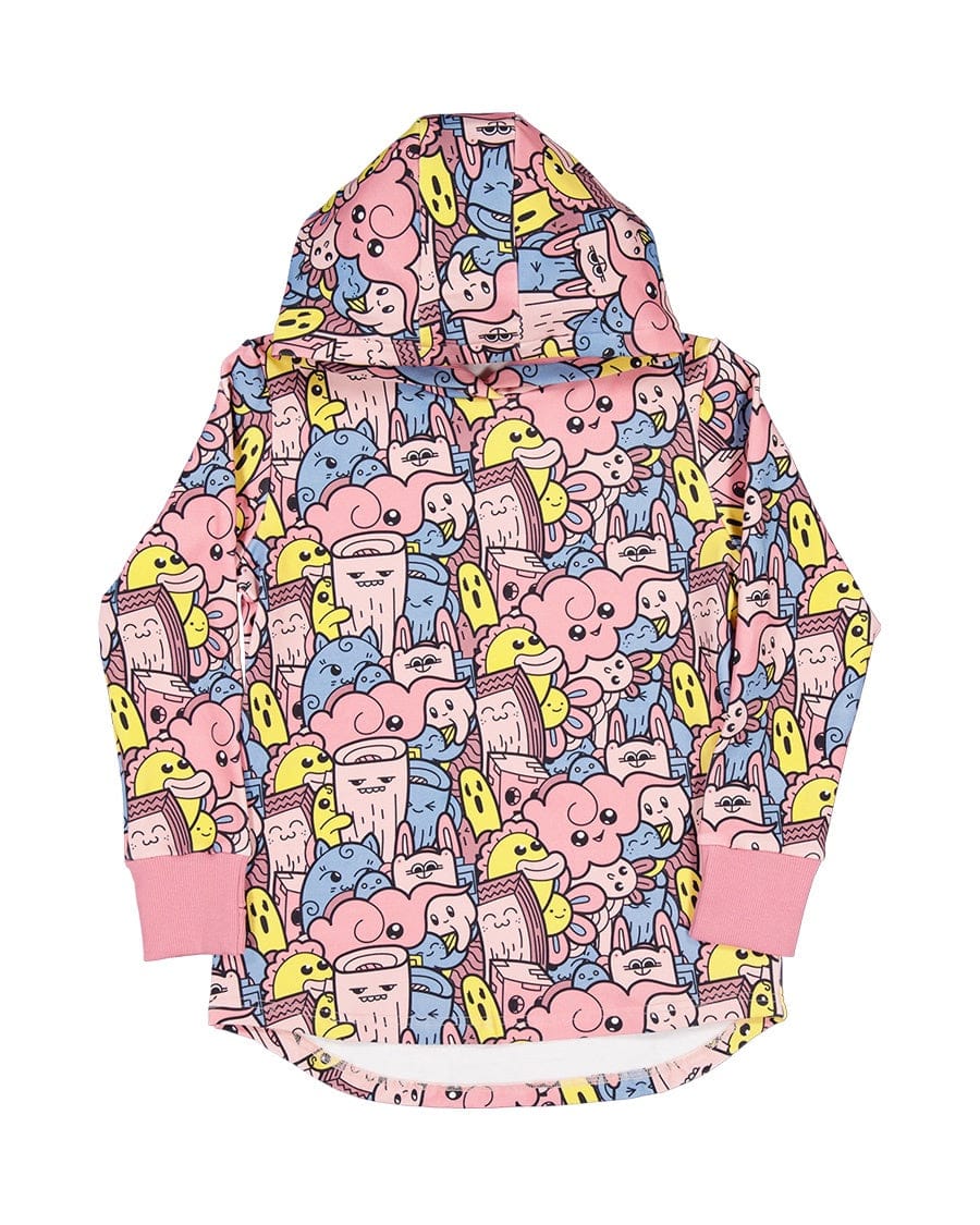 Kissed By Radicool Girls Jumper Critters Hood