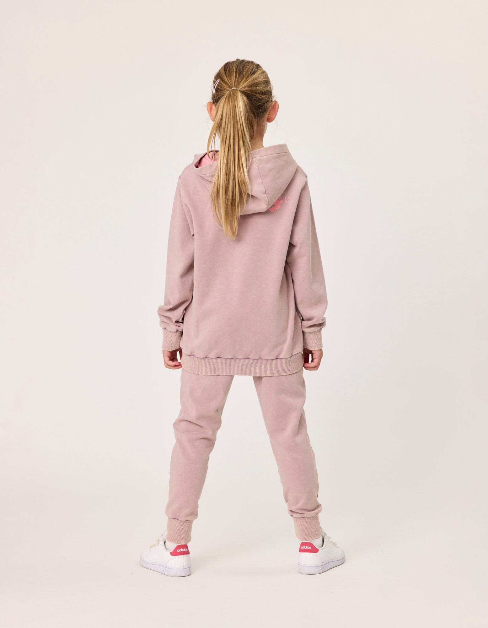 Kissed By Radicool Girls Jumper Daisy Acid Wash Hood