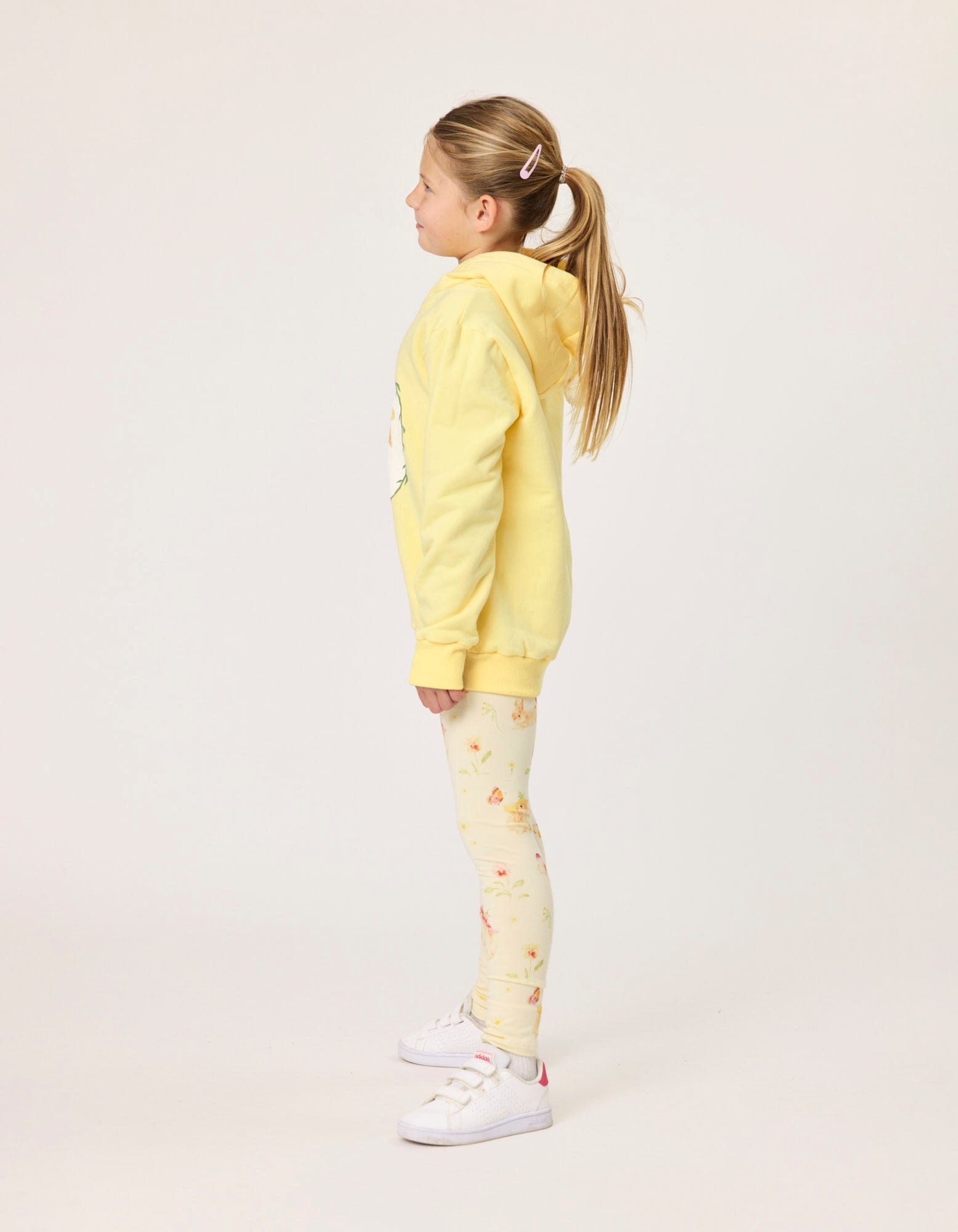 Kissed By Radicool Girls Jumper Lemondrop Bunny Pom Pom Hood