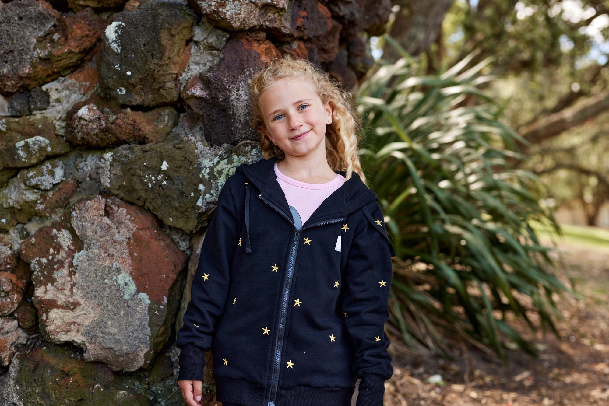 Kissed By Radicool Girls Jumper Prima Zip Hood