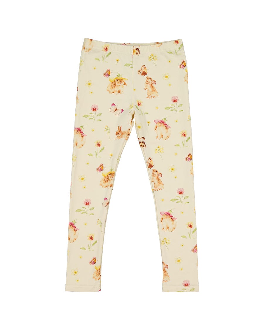 Kissed By Radicool Girls Pants Bunnies & Butterflies Legging