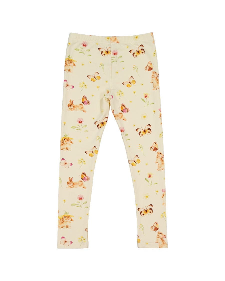 Kissed By Radicool Girls Pants Bunnies & Butterflies Legging