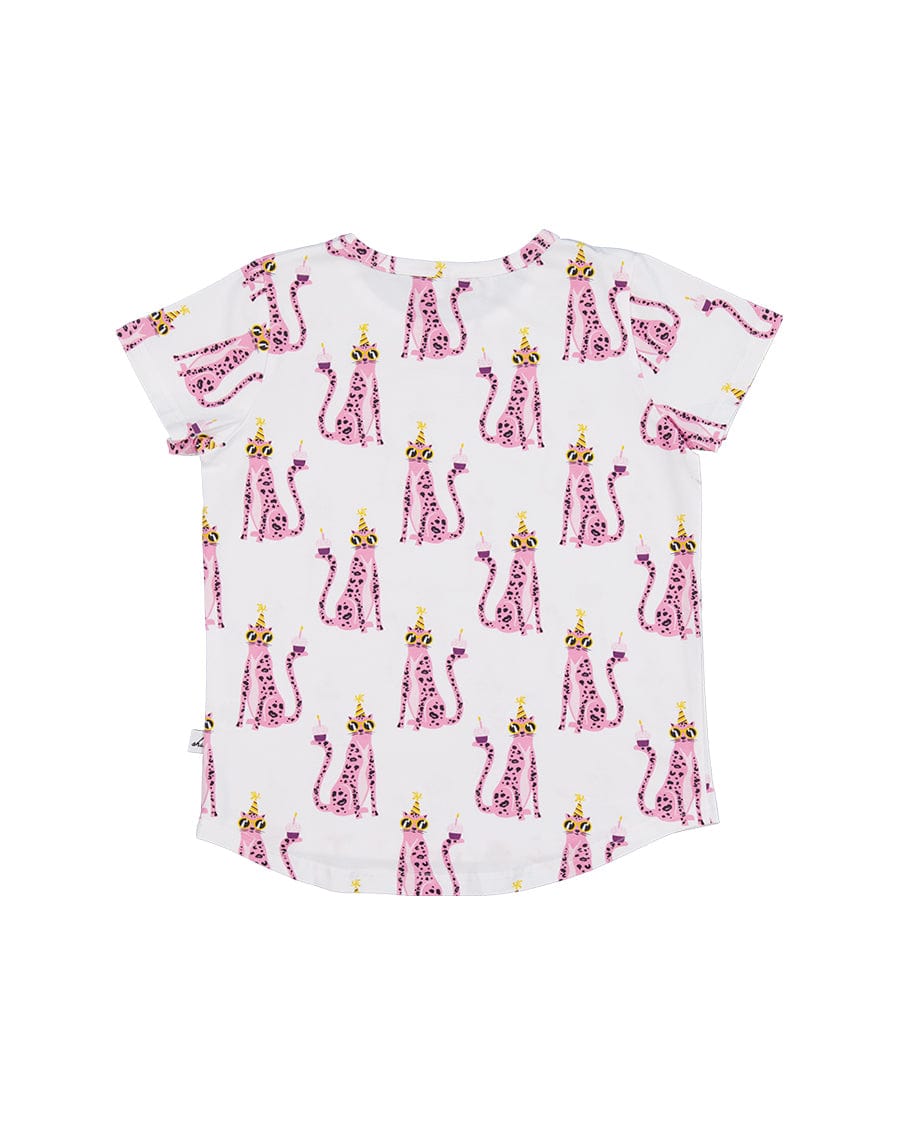 Kissed By Radicool Girls Tee Leopards Tee