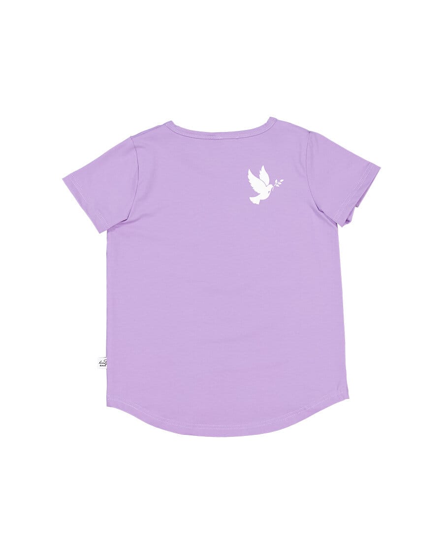 Kissed By Radicool Girls Tee Unicorn Love Tee