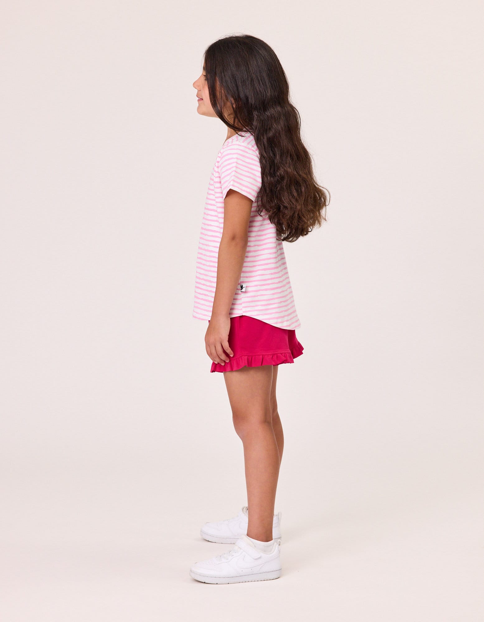 Kissed By Radicool Girls Tee Whippy Stripe Tee