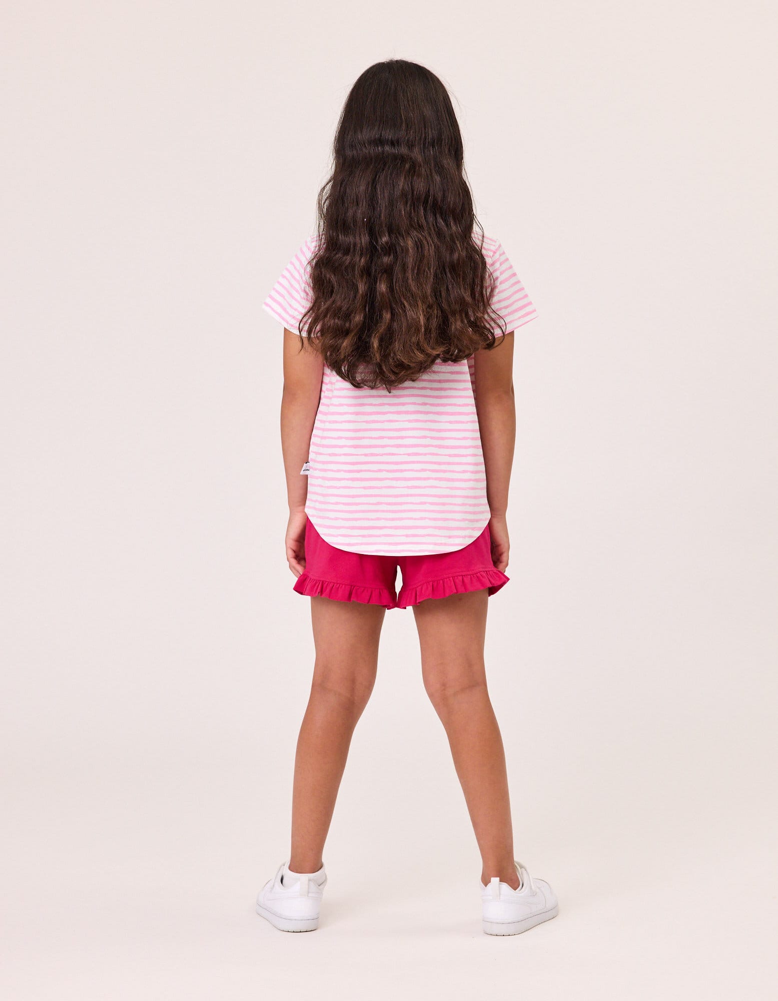 Kissed By Radicool Girls Tee Whippy Stripe Tee