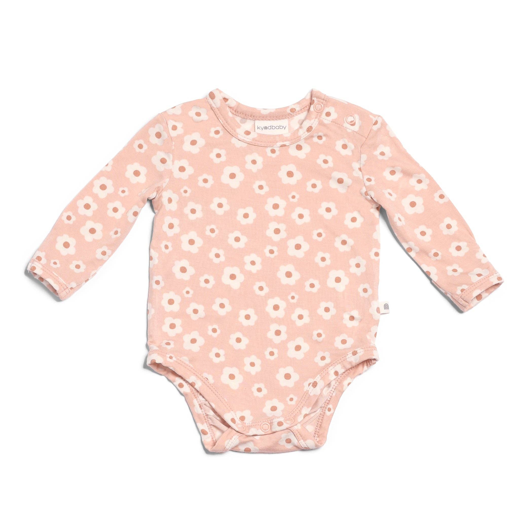 Kynd Baby Girls Onesie Comfy Bodysuit Long Sleeve - Blossom