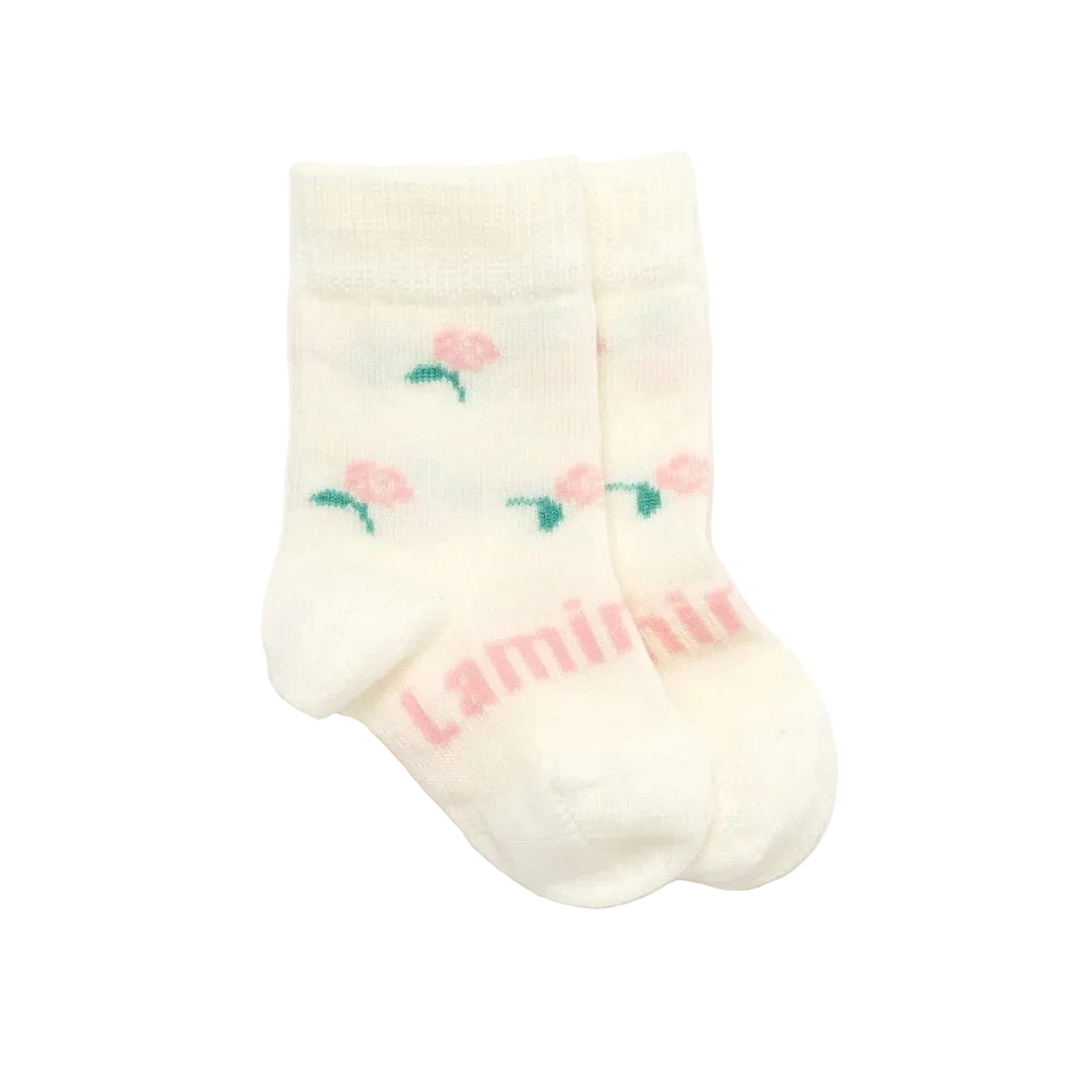 Lamington Accessory Socks 0-3M Lamington Merino Crew Socks - Rosa