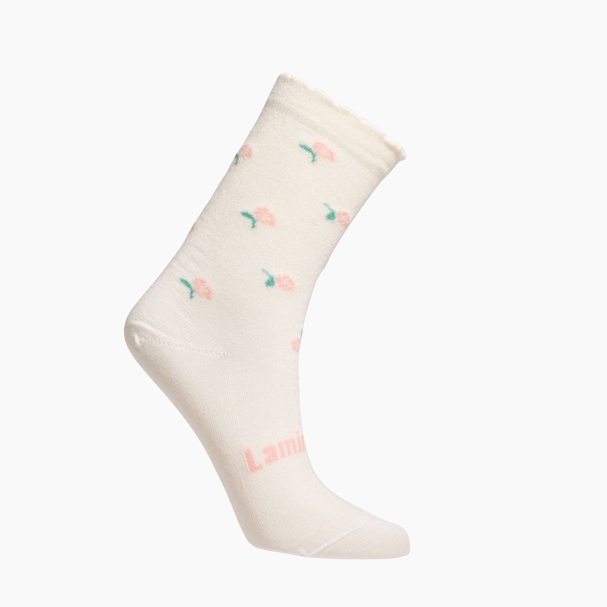 Lamington Accessory Socks 2-4Y Lamington Merino Crew Socks - Rosa