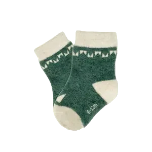 Lamington Accessory Socks NB-6M Mosey Merino Baby Socks- Rook