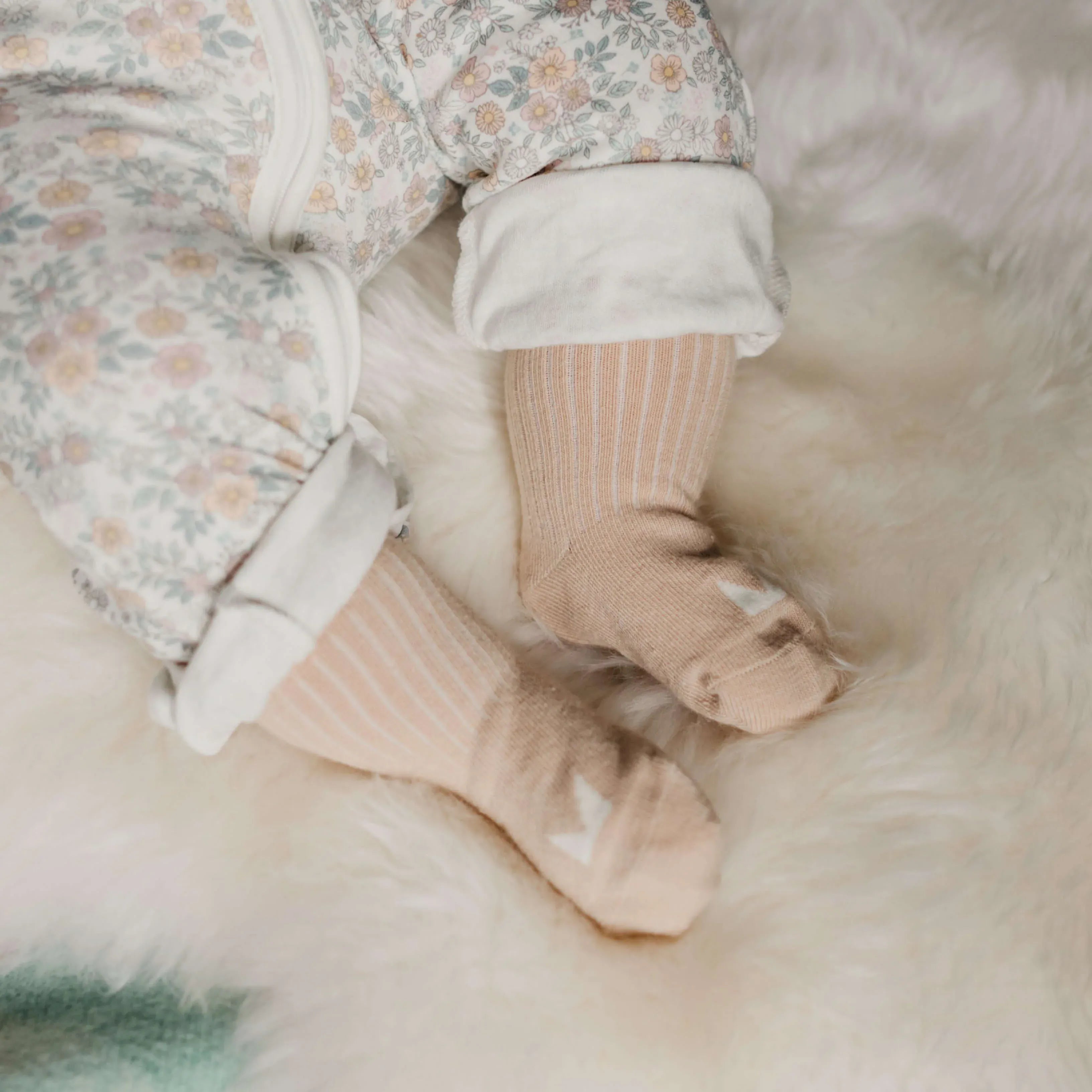 Lamington Accessory Socks Organic Cotton Baby Socks - Oatmeal