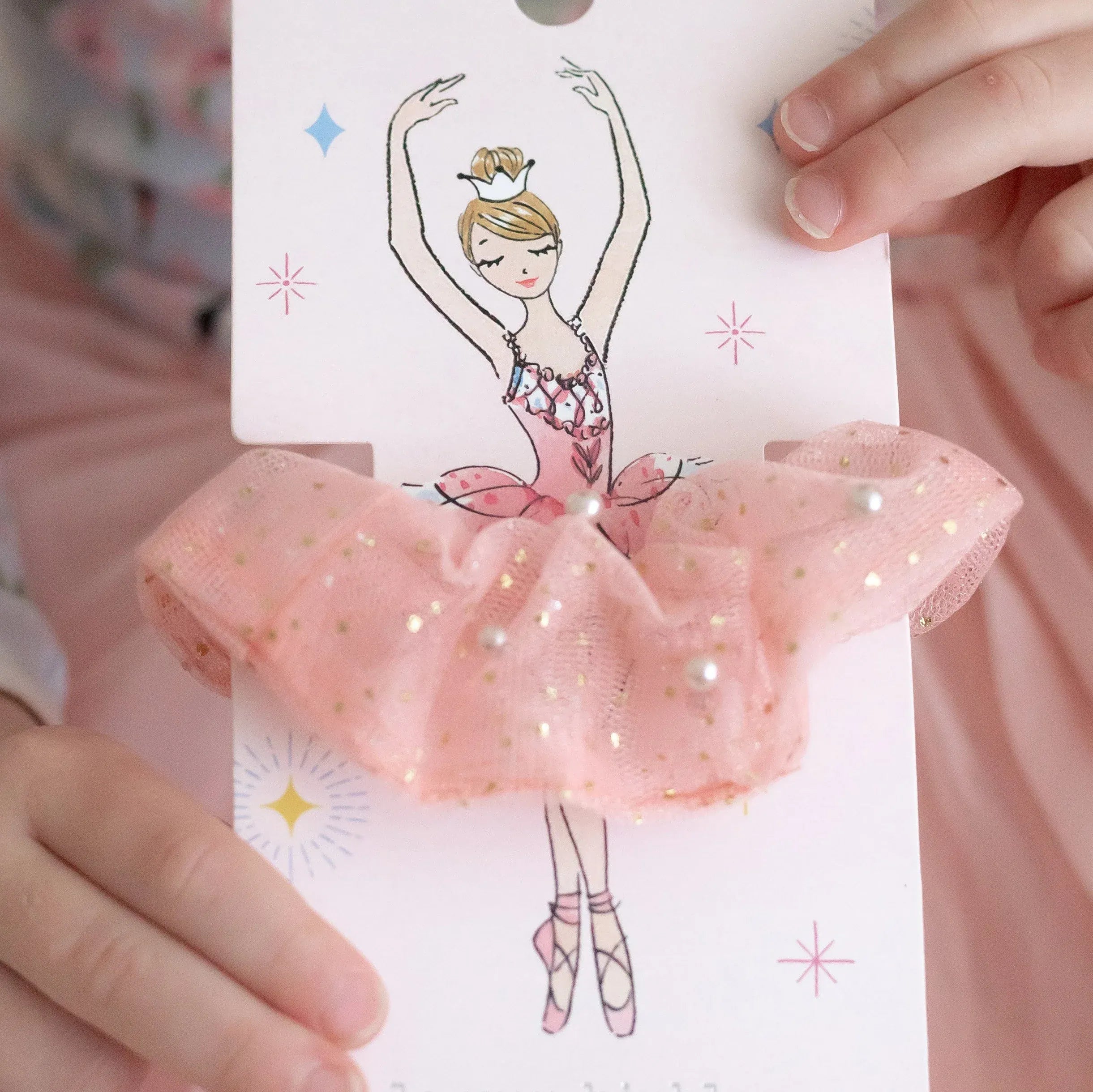 Lauren Hinkley Accessory Hair Ava Ballet Pearl Scrunchie