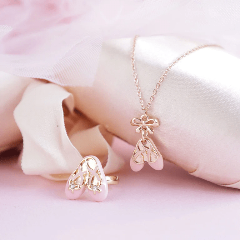 Lauren Hinkley Girls Accessory Ballet Slippers Necklace