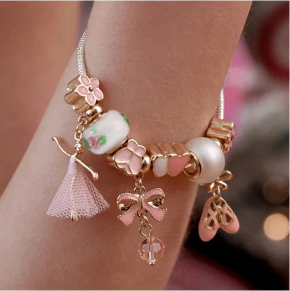 Lauren Hinkley Girls Accessory Bella Ballerina Charm Bracelet