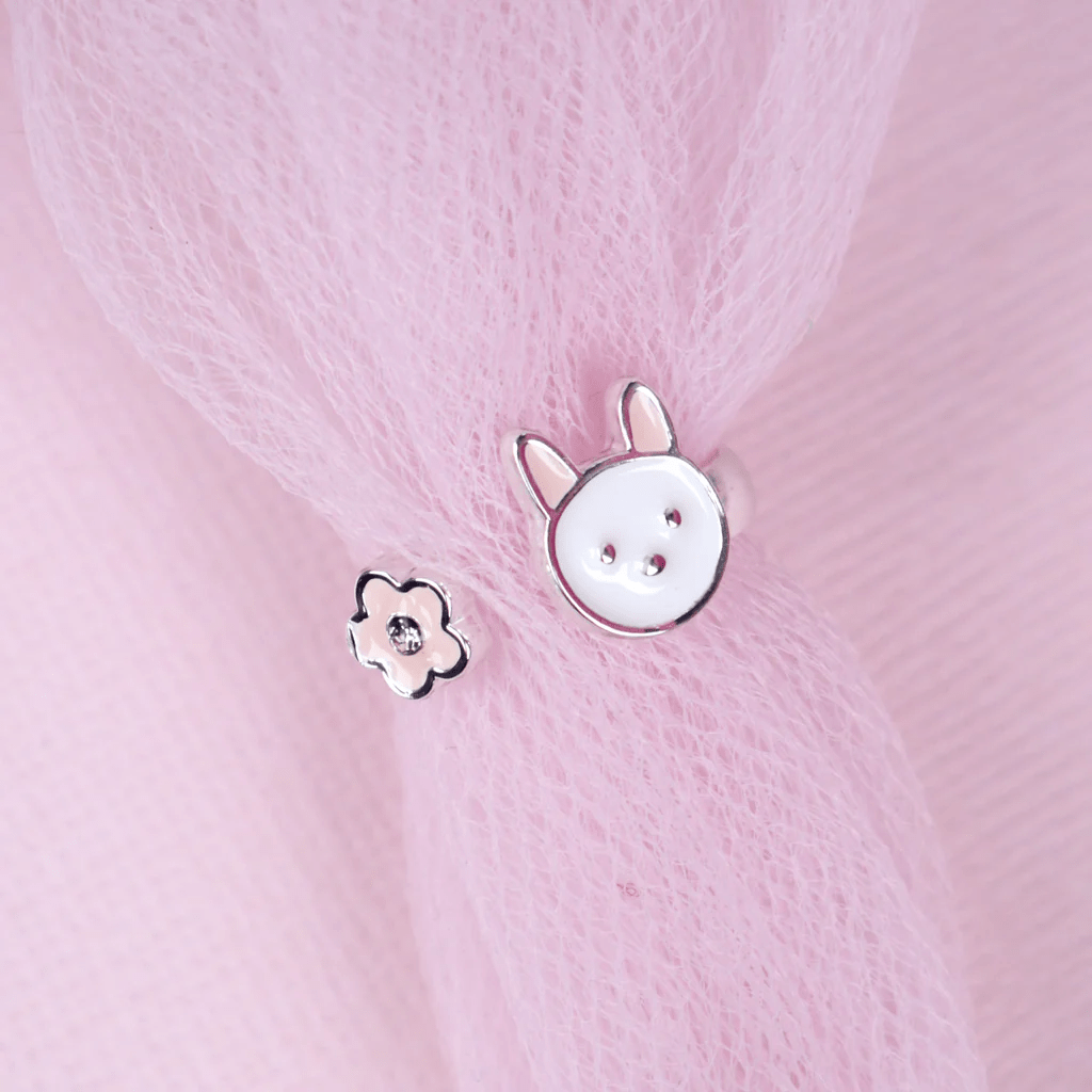 Lauren Hinkley Girls Accessory Bunny Flower Ring in Velvet Cupcake Box
