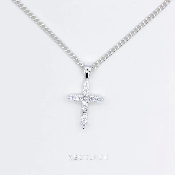 Lauren Hinkley Girls Accessory Diamante Cross Necklace